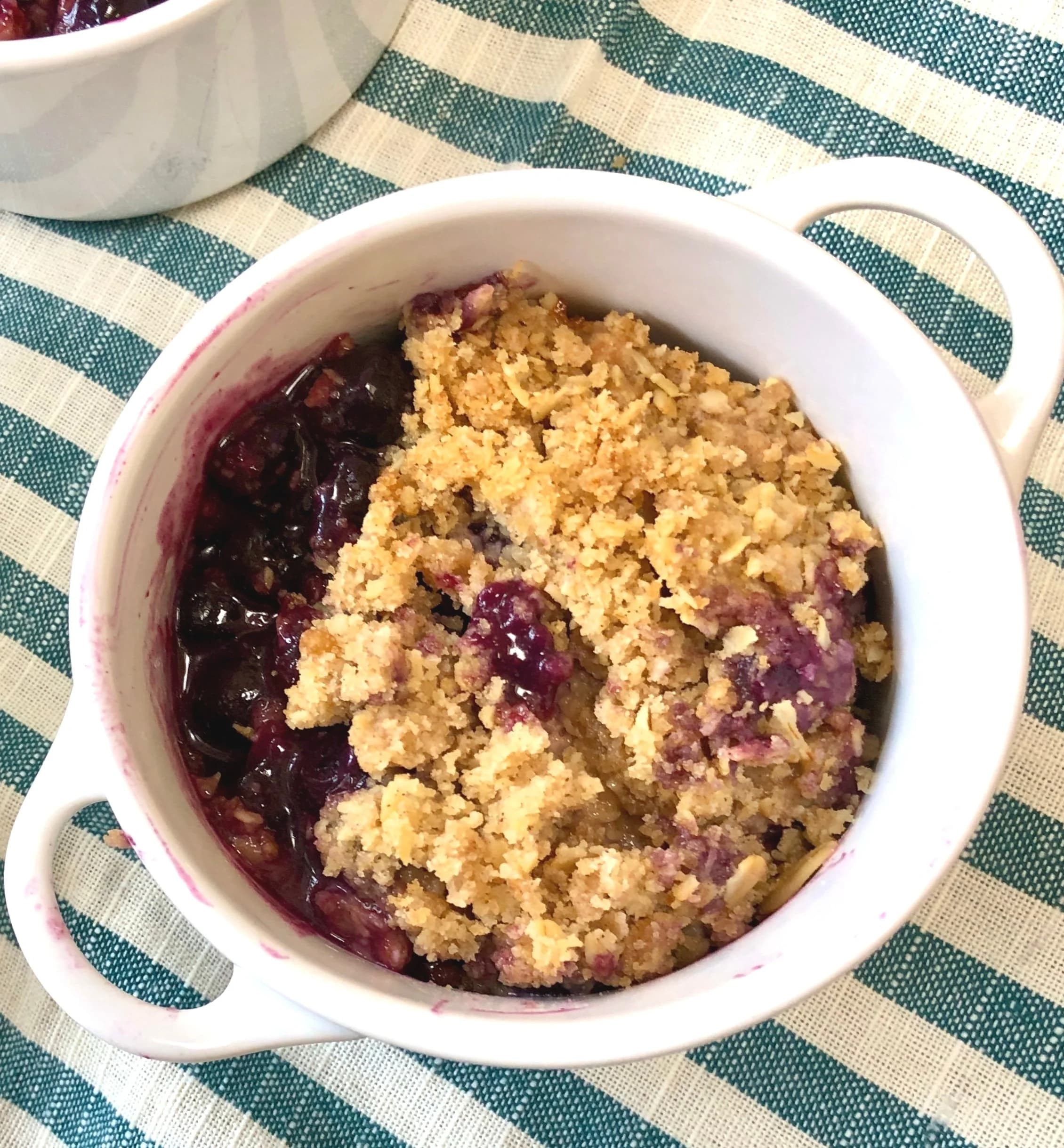Nectarine and Blueberry Crisp