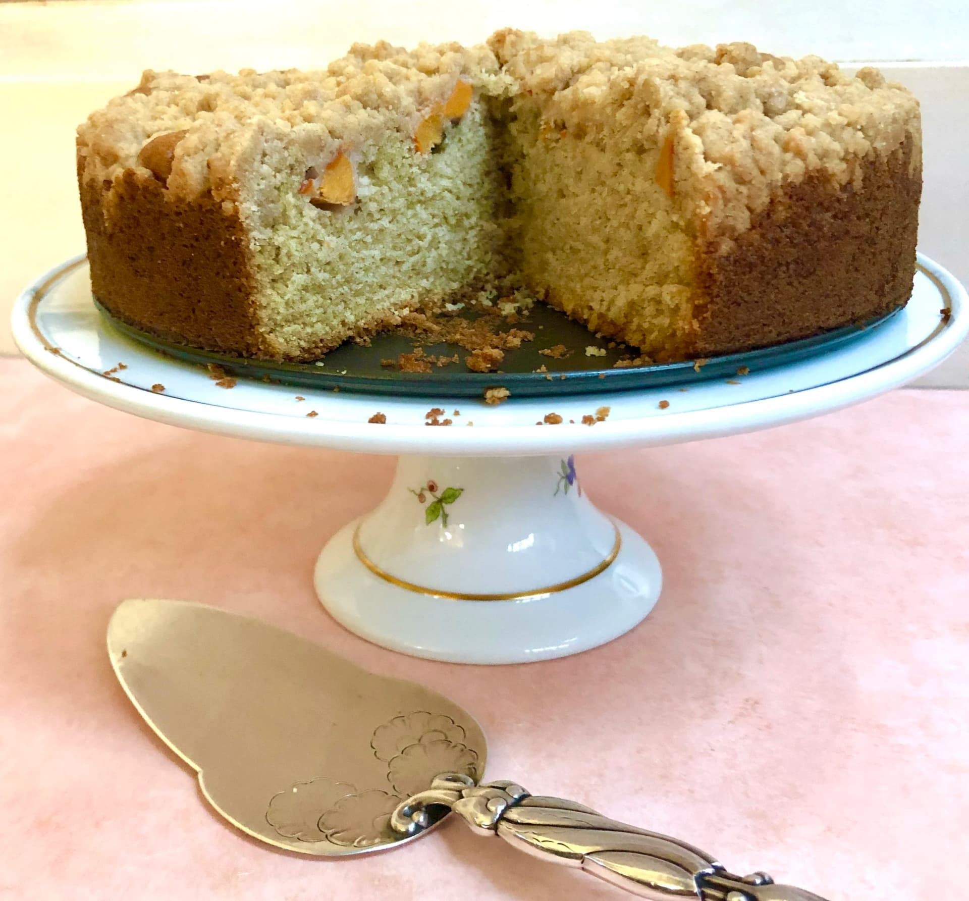 Persimmon Streusel Cake