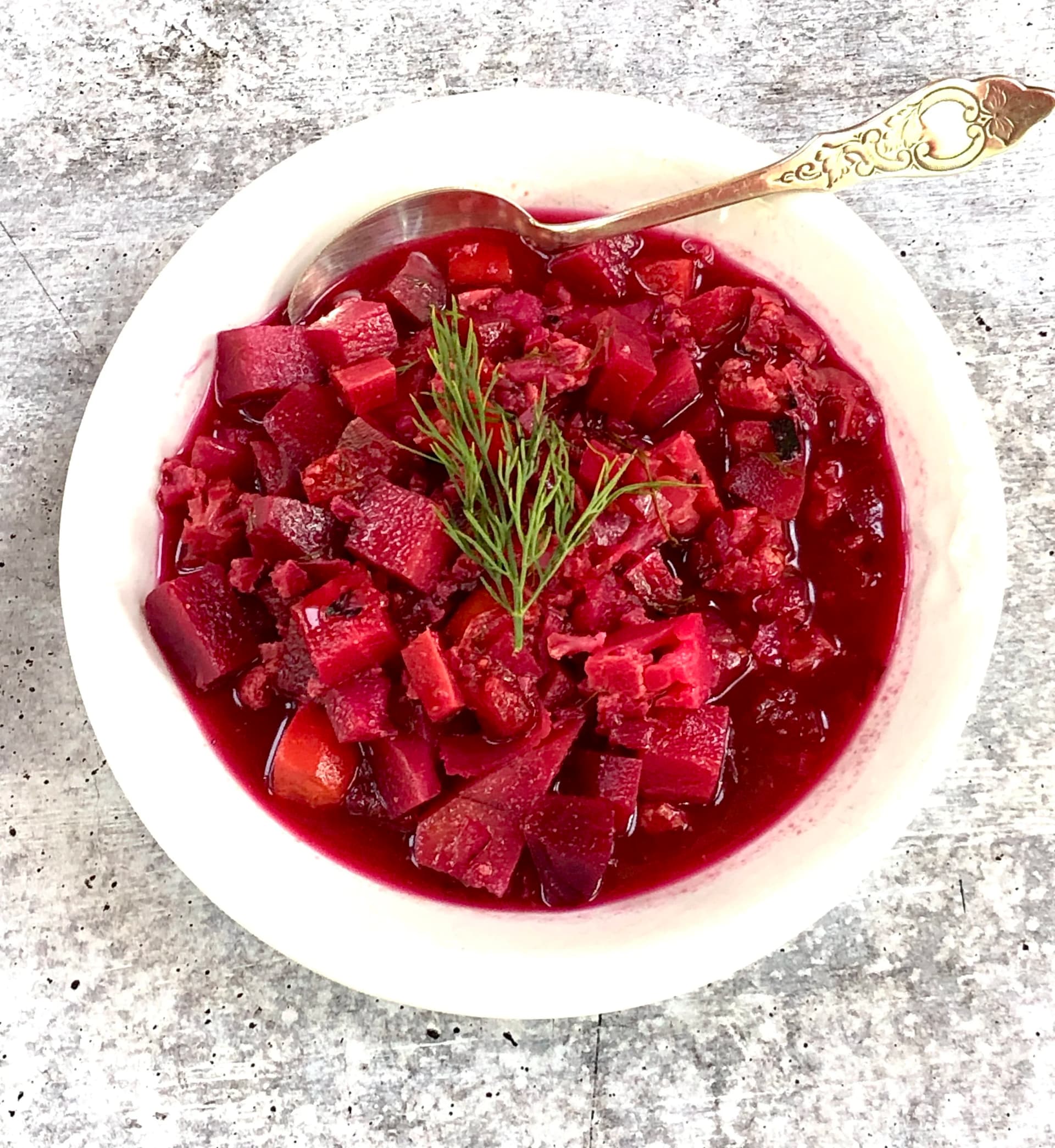 Borscht with Cauliflower