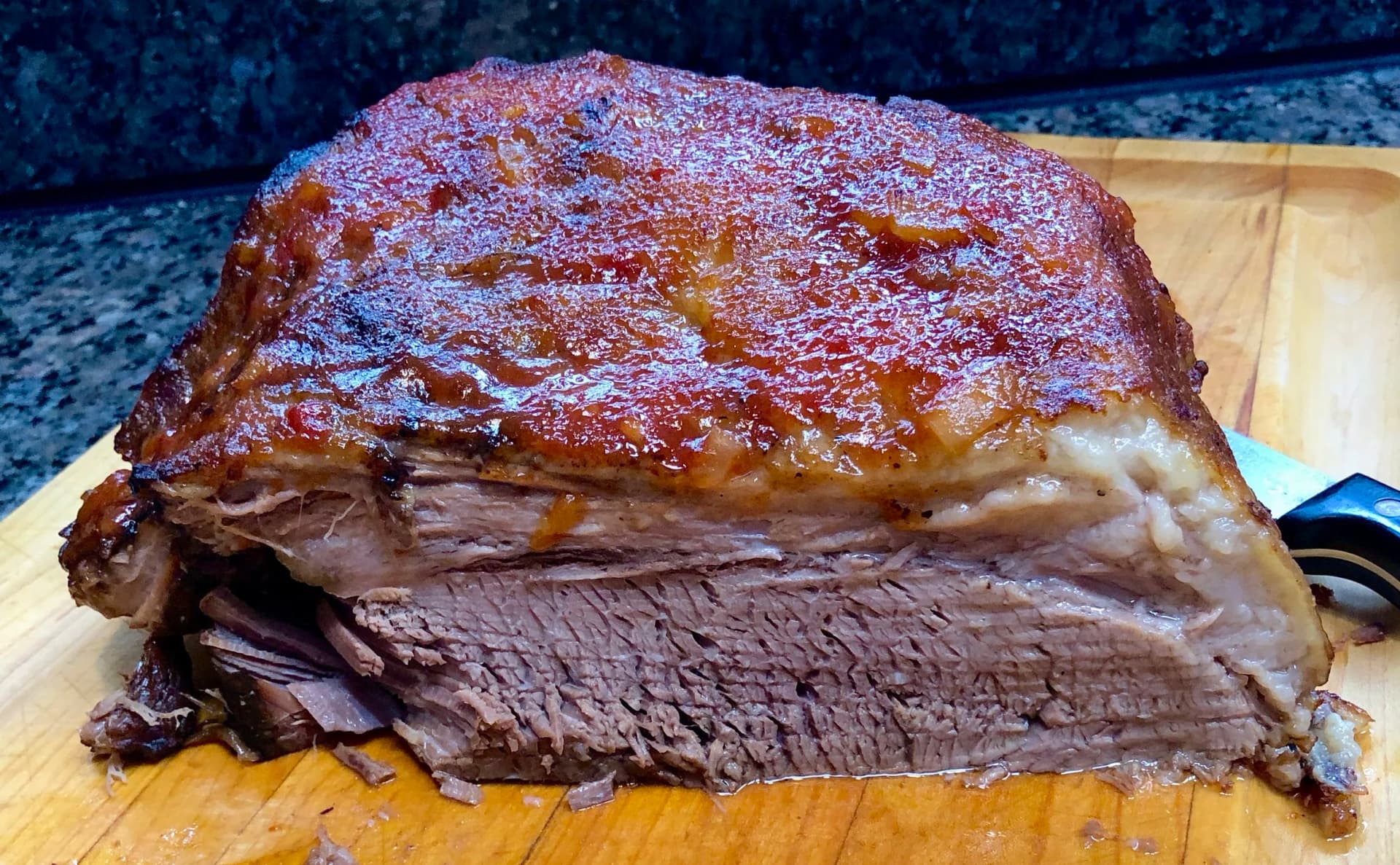 Brisket with BBQ Glaze