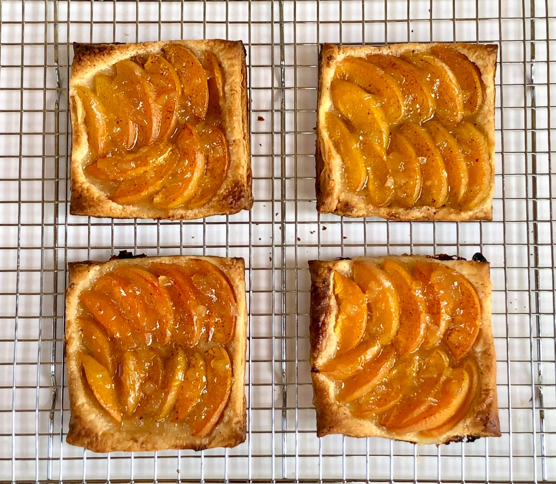 Apricot Puff Pastry Galettes
