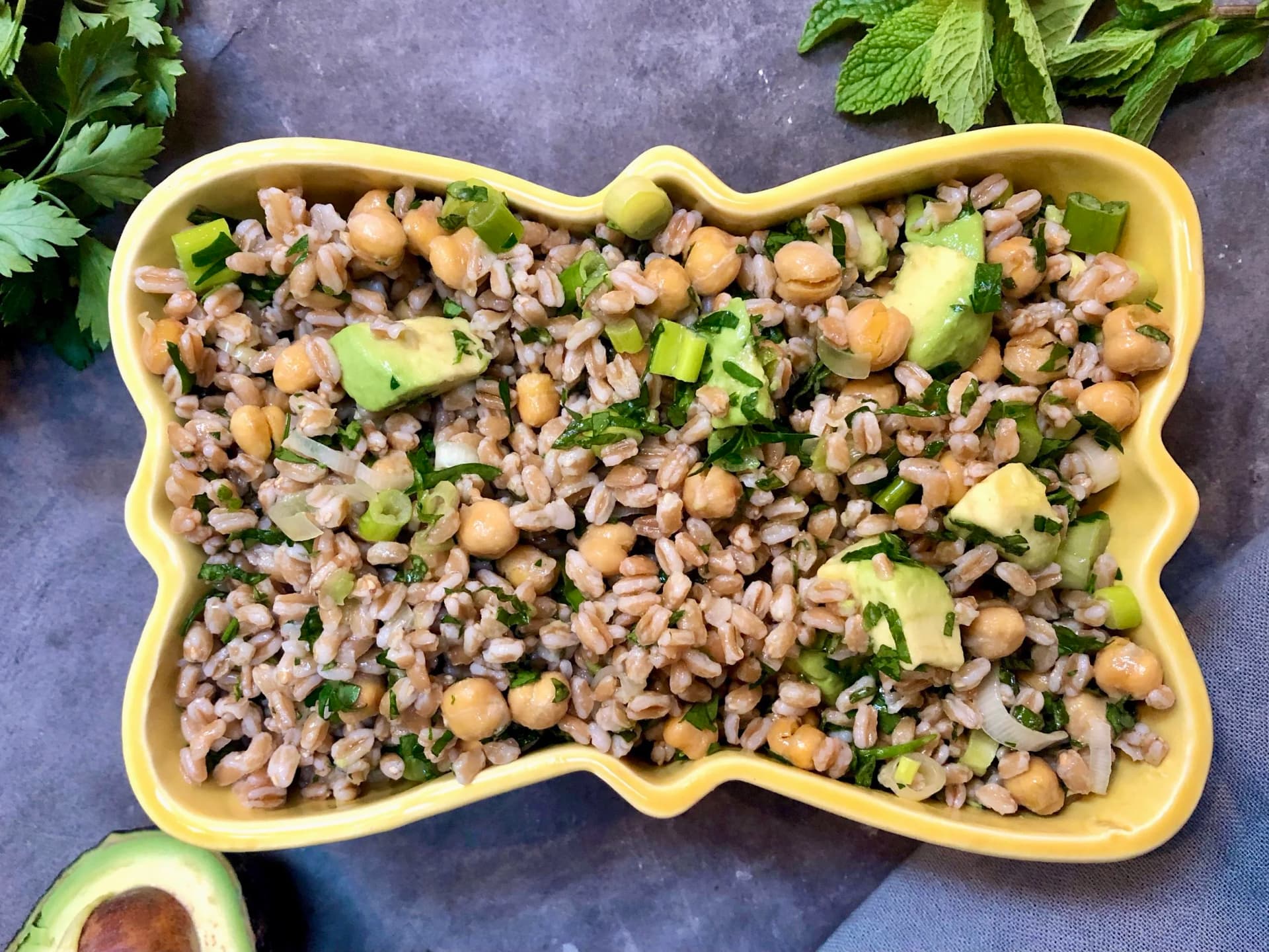 Grain and Chick Pea Salad Salad