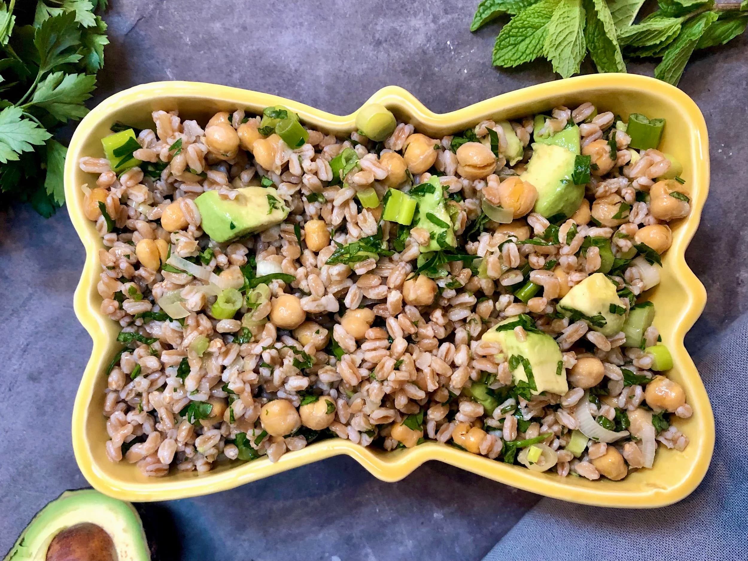 Grain and Chick Pea Salad Salad