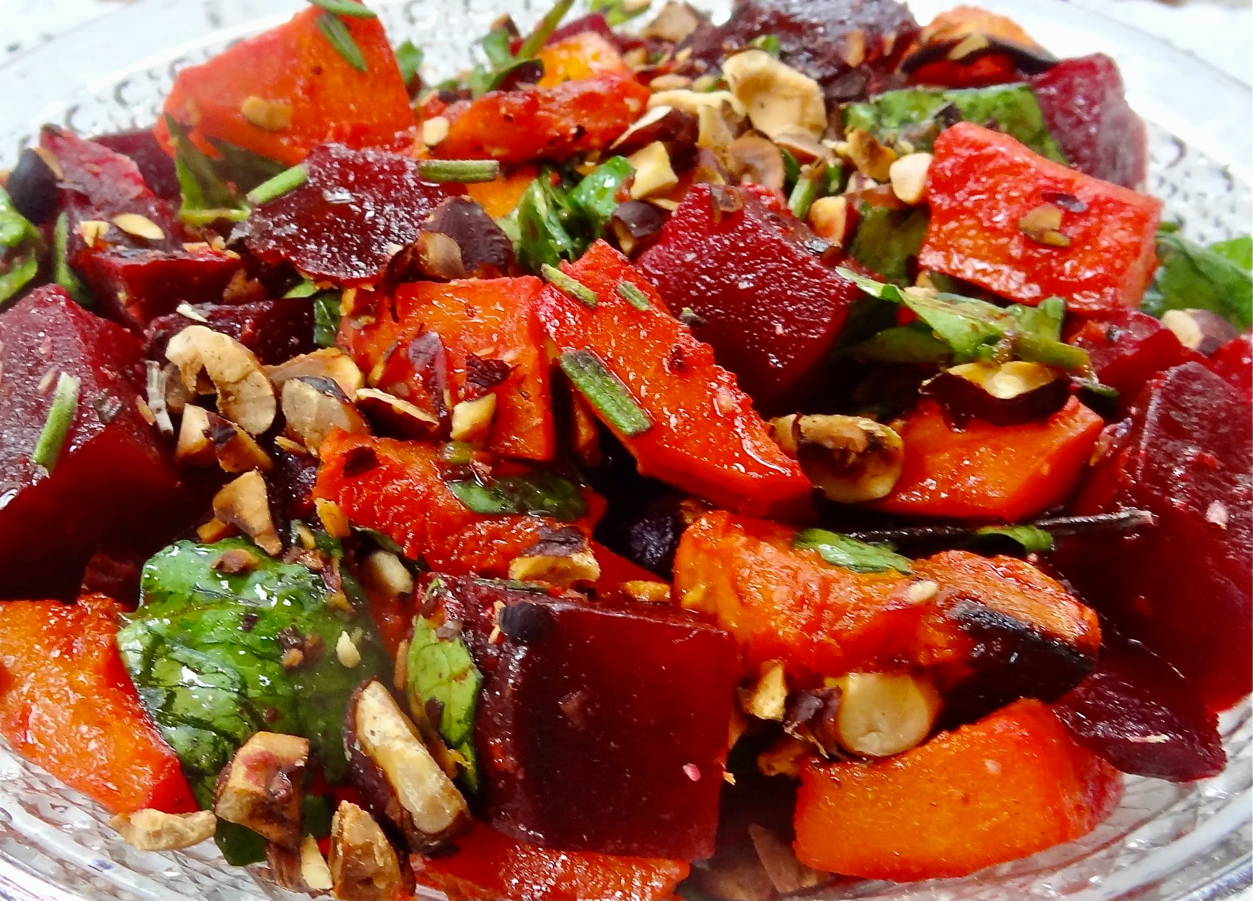 Roasted Beet and Winter Squash Salad