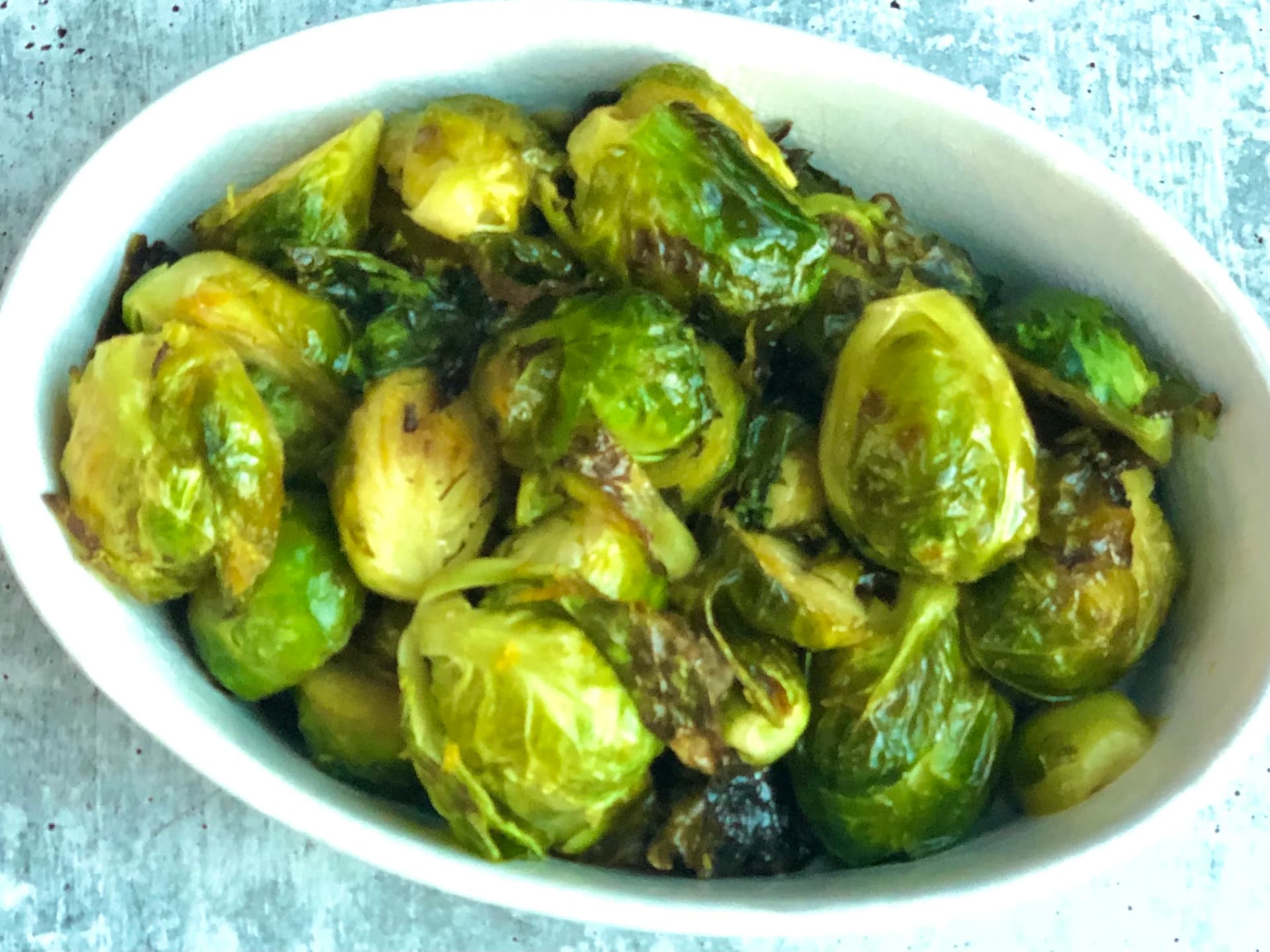 Honey-Balsamic Glazed Brussels Sprouts