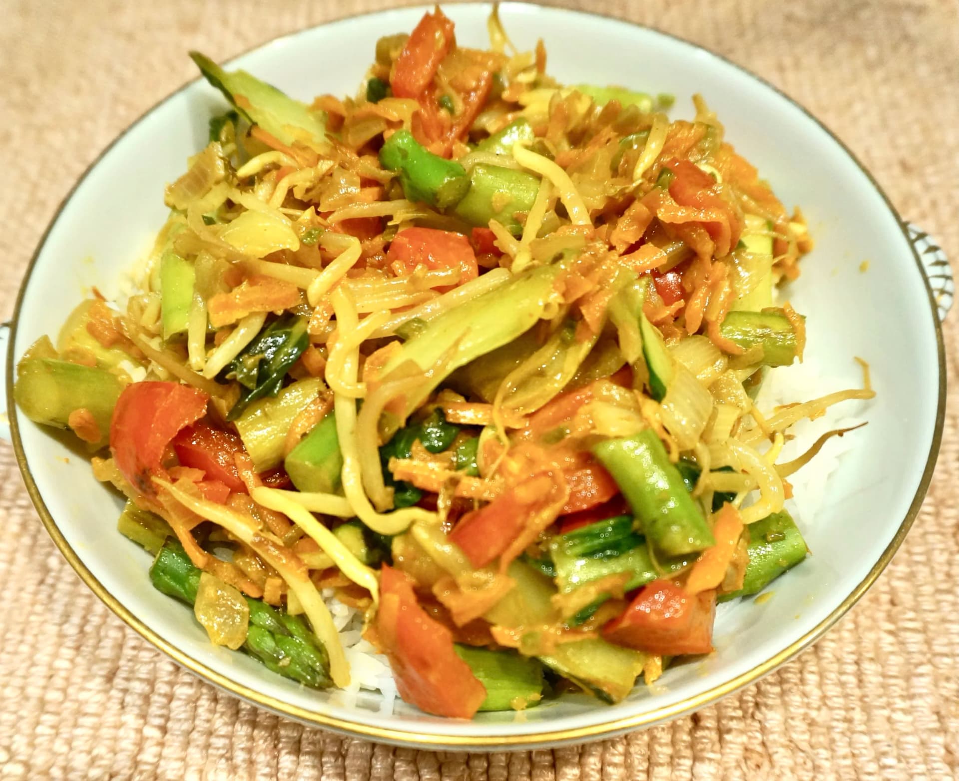 Vegetables in Coconut Curry